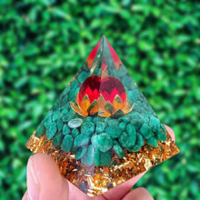 Load image into Gallery viewer, Lotus Pyramid | Fuchsite
