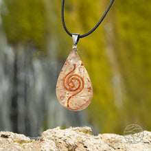 โหลดรูปภาพลงในเครื่องมือใช้ดูของ Gallery Purification Drop Orgone Pendant | Clear
