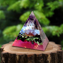 Load image into Gallery viewer, Aquamarine&#39;s Courage Orgone Pyramid
