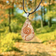 Load image into Gallery viewer, Purification Drop Orgone Pendant | Clear
