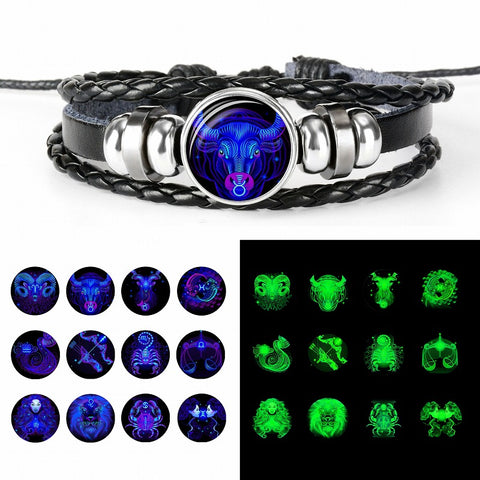 12 Constellation Luminous Bracelet